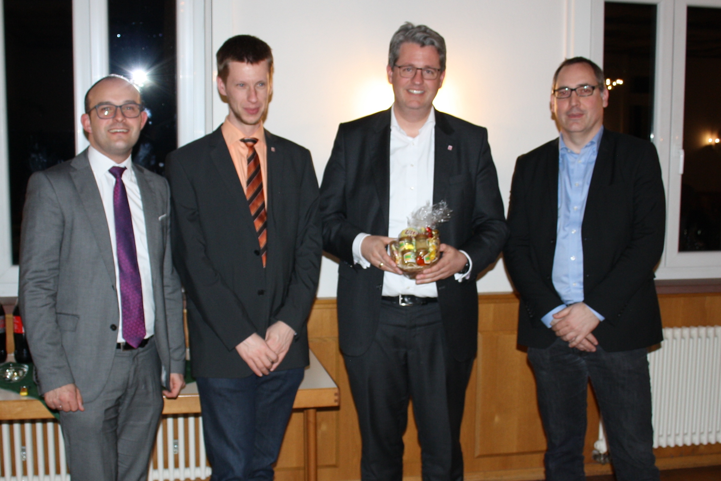 Lutz Khler, Timo Wesp, Patrick Burghardt, Alexander Reinfeldt (von links nach rechts)